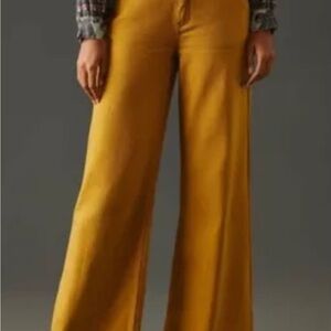 Anthropologie Pilcro Column Wide Leg Pants